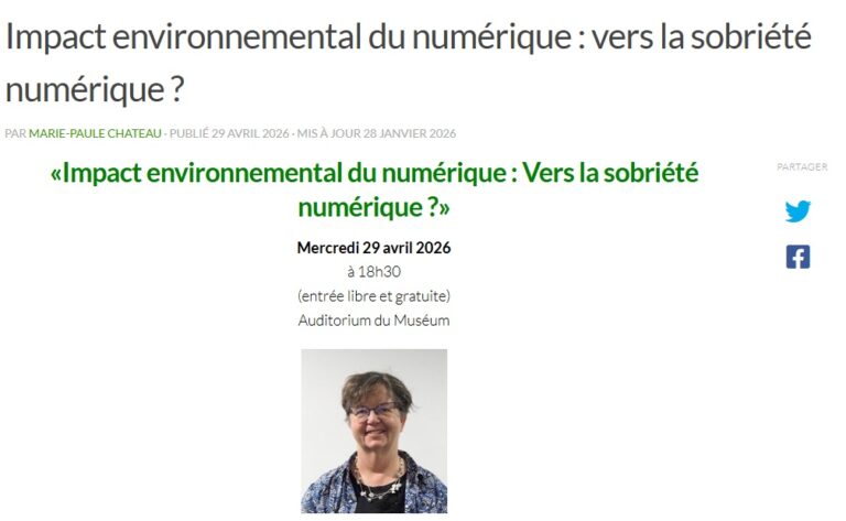 Impact environnemental du numérique : vers la sobriété numérique ?