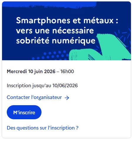 Smartphones et métaux : vers une nécessaire sobriété numérique
