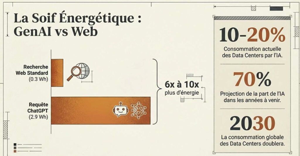 IA & sobriété numérique : le coût caché (et comment le réduire dans le E-learning)