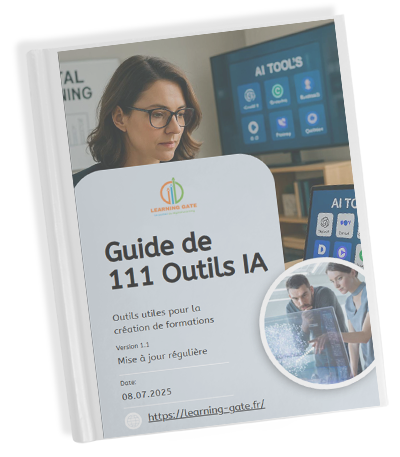 couvertue guide 111 outils IA pour la création de formation digitale